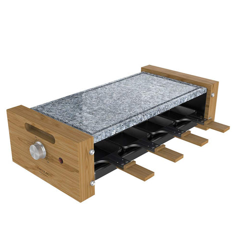 Cecotec Raclette en Bois Cheese&Grill 8200 Wood Black – 1200 W ⚡