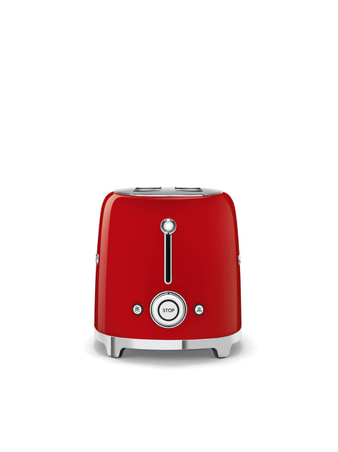 Smeg 2 Slice Toaster – 6 Browning Levels, Bagel, Reheat &amp; Defrost Functions