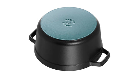 STAUB Round Cocotte 28 cm – Enameled Cast Iron “Cherry” 6.7 L 