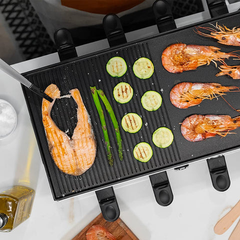 Cecotec Raclette en Bois Cheese&Grill 8200 Wood Black – 1200 W ⚡