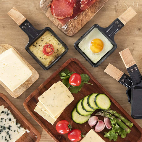 Cecotec Raclette en Bois Cheese&Grill 8200 Wood Black – 1200 W ⚡