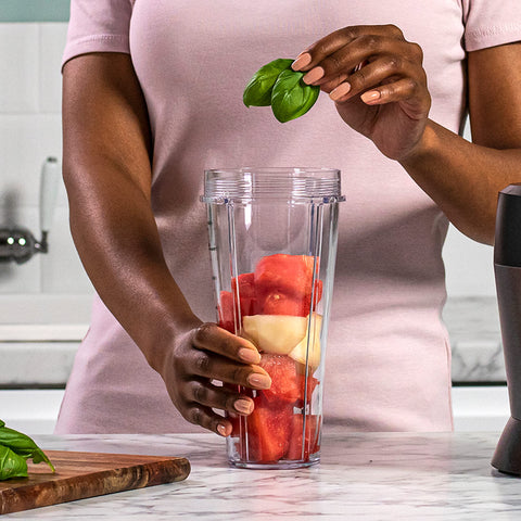 Ninja 2-in-1 Blender with 3 Auto Programs, Blender with 4 Manual Settings, 2.1L Jar &amp; 700ml Cup, 1200W, Dishwasher Safe Parts, Auto-iQ, Black BN750EU 