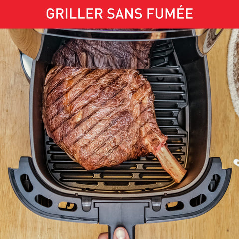 Moulinex Easy Fry Mega, air fryer compact, Mono tiroir 7.5 L, Jusqu’à 8 personnes, 8 programmes, noir EZ8558F0