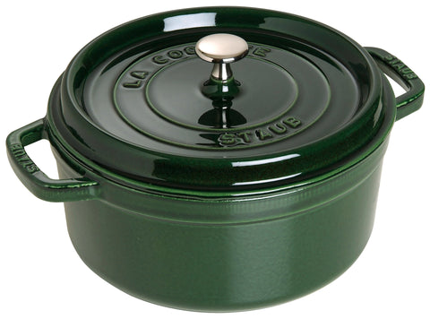 STAUB Round Cocotte 28 cm – Enameled Cast Iron “Cherry” 6.7 L 