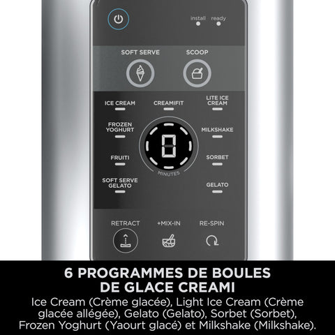 Livraison à domicile NINJA CREAMi Sorbetière Scoop and Swirl avec 2 pots, 13 modes pour réaliser crèmes glacées, glaces à l’italienne, gelatos, sorbets, milkshakes et plus, option Extra, Stone/Or NC701EUSTGD - Neary - - Amazon