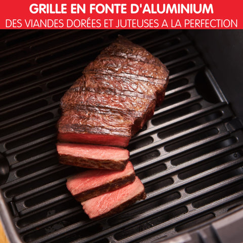 Moulinex Easy Fry Mega, air fryer compact, Mono tiroir 7.5 L, Jusqu’à 8 personnes, 8 programmes, noir EZ8558F0
