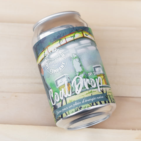 🍺 Coal Drop – Dry Stout – 33cl Canette – 5% vol.