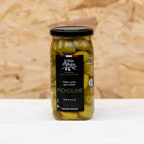 Olives vertes variété Picholine
