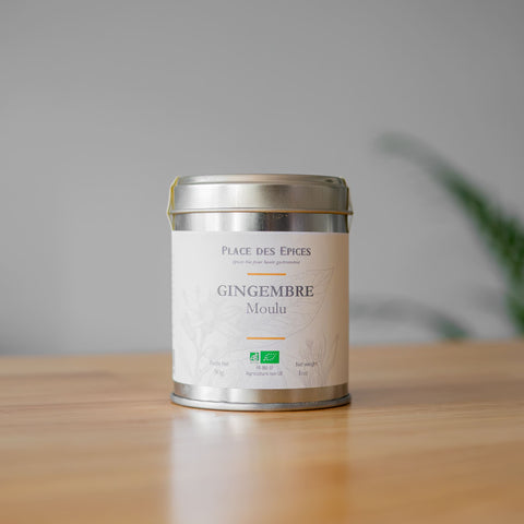 🌿 Organic Ground Ginger – 1 jar of 50 g