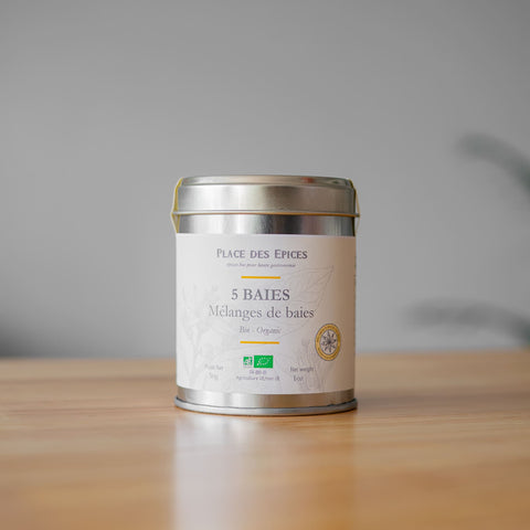 🌿 5 Organic Berries – 1 Jar – 50 g
