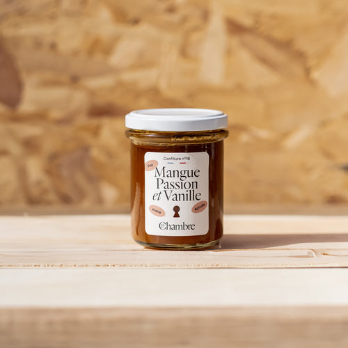 🍊 Confiture Mangue Passion Vanille - 200g
