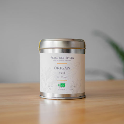 🌿 Origan vert Bio – 1 pot de 30 g