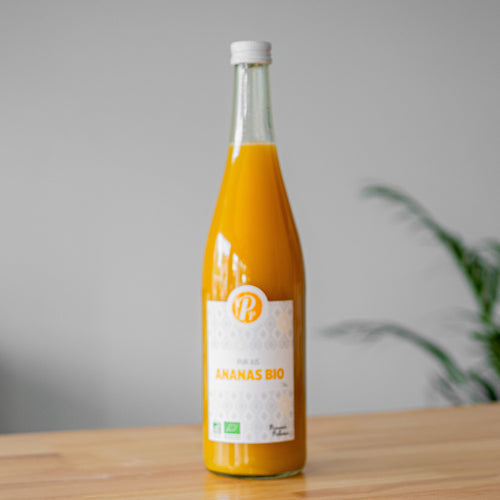 🍍 Pur Jus d’Ananas Bio – 74 cl