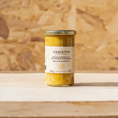 🍅 Sauce tomate Beauté Blanche BIO – Variété ancienne – 250g