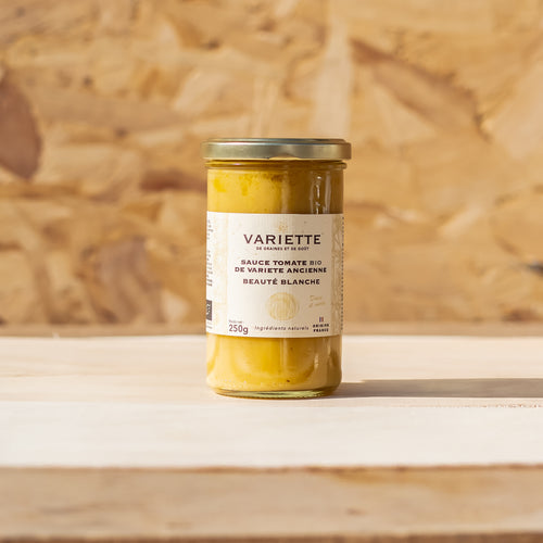 🍅 Sauce tomate Beauté Blanche BIO – Variété ancienne – 250g