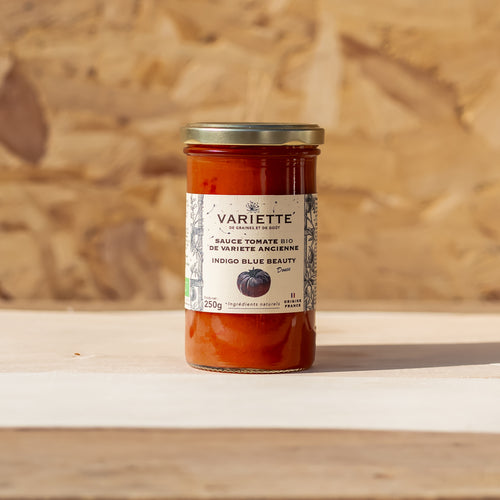 🍅 Sauce tomate Indigo Blue Beauty BIO – Variété ancienne – 250g