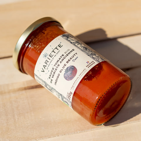 🍅 Sauce tomate Indigo Blue Beauty BIO – Variété ancienne – 250g