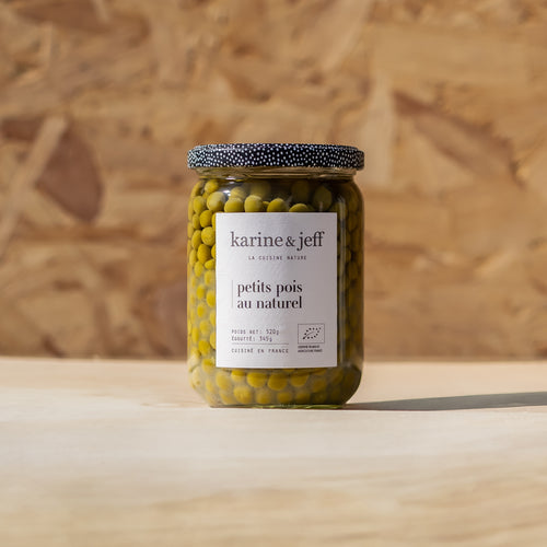 Petits pois au naturel - BIO