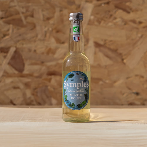 🌿 Infusion Pétillante à la menthe douce Bio – 33 cl