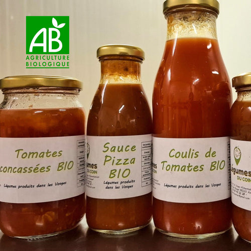 🍕 Sauce Pizza Bio & Solidaire - Cuisinée dans les Vosges - 25cl - BIO