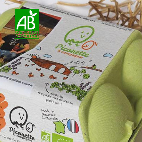 🥚 Œufs BIO – Picorette & Compagnie 🇫🇷