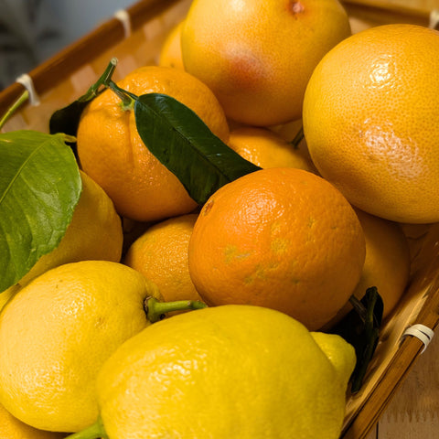 🍊 Corsican Citrus Basket (3kg): Oranges, Lemons &amp; Pomelos