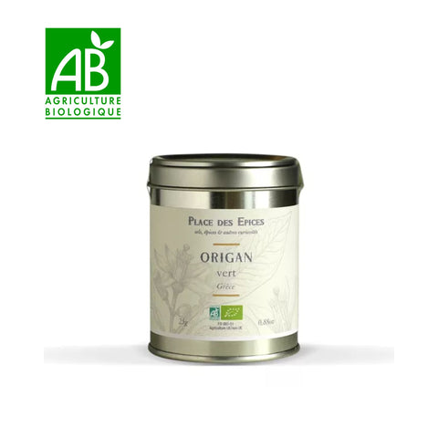🌿 Organic green oregano – 1 jar of 30 g
