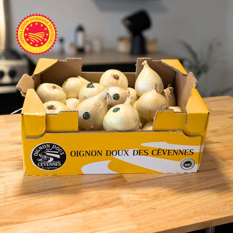 🧅 Oignons doux des Cévennes AOP – 1 kg