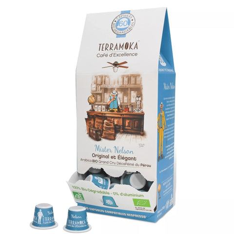 Coffret Cafés Bio Terramoka BIO - Saveurs Éco-Responsables  (120 capsules)