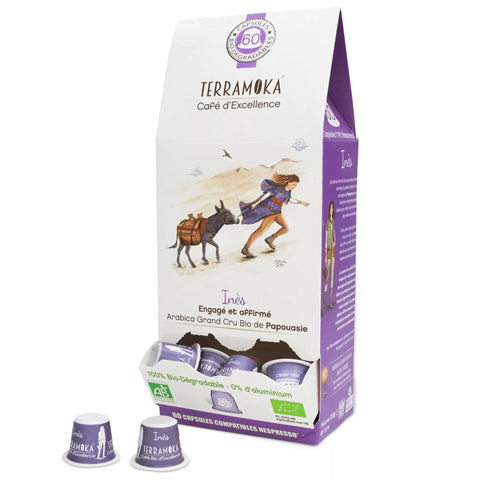 Coffret Cafés Bio Terramoka BIO - Saveurs Éco-Responsables  (120 capsules)