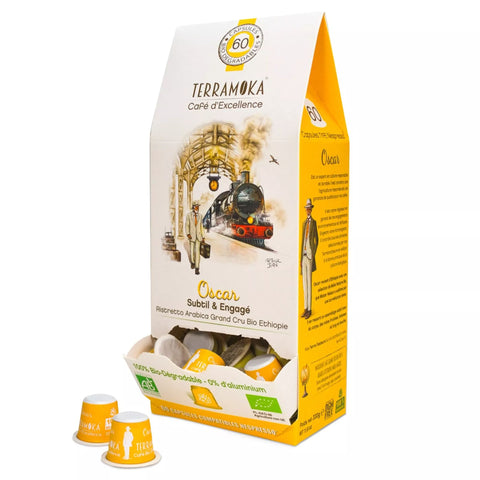 Coffret Cafés Bio Terramoka BIO - Saveurs Éco-Responsables  (120 capsules)