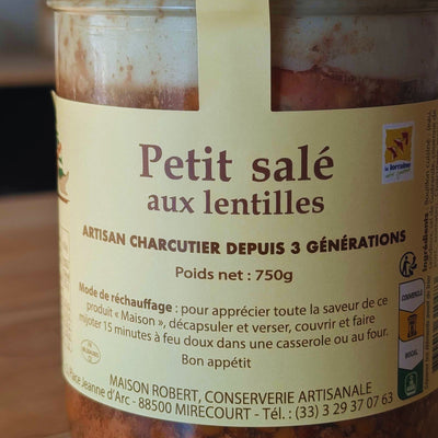 🥘 Salted pork with lentils – Homemade recipe by Maison Robert 🇫🇷