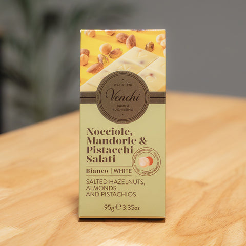 🍫 Tablette Chocolat Blanc Noisette Salé – Maison Venchi