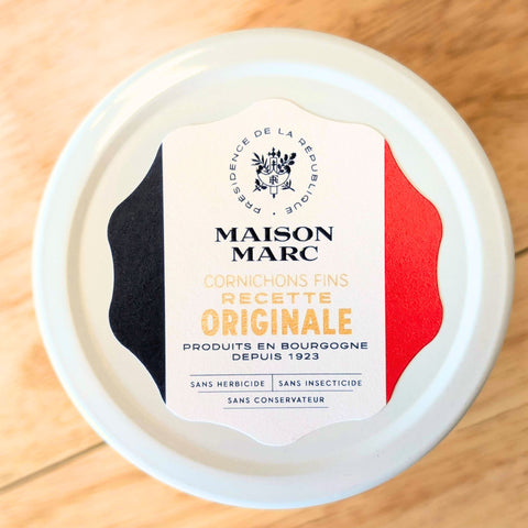 🇫🇷 Cornichons fins – Édition Originale Élysée 210 g | Maison Marc
