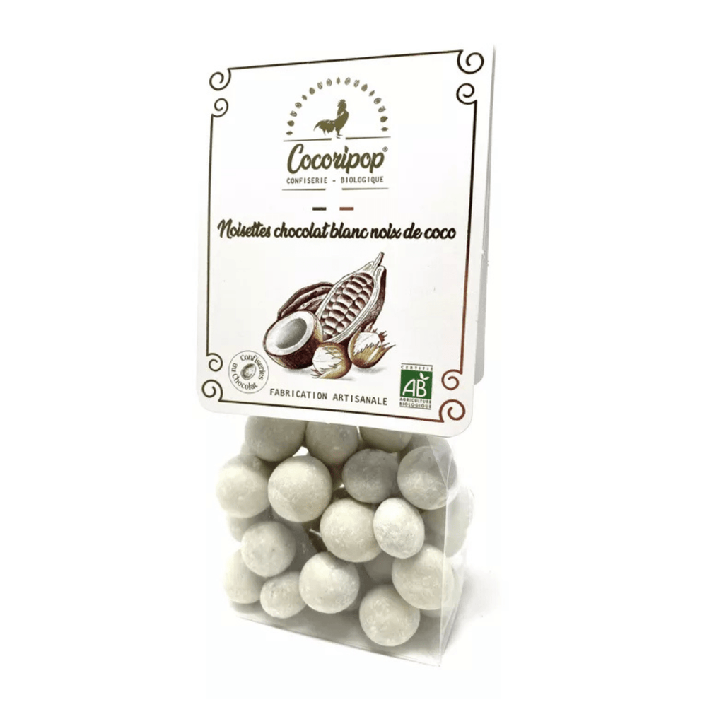 Noisettes chocolat blanc noix de coco - Cocoripop - Livraison à domicile Nancy Metz