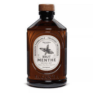 Sirop Brut de Menthe Bio - 40cl - Bacanha - Livraison à domicile Nancy Metz