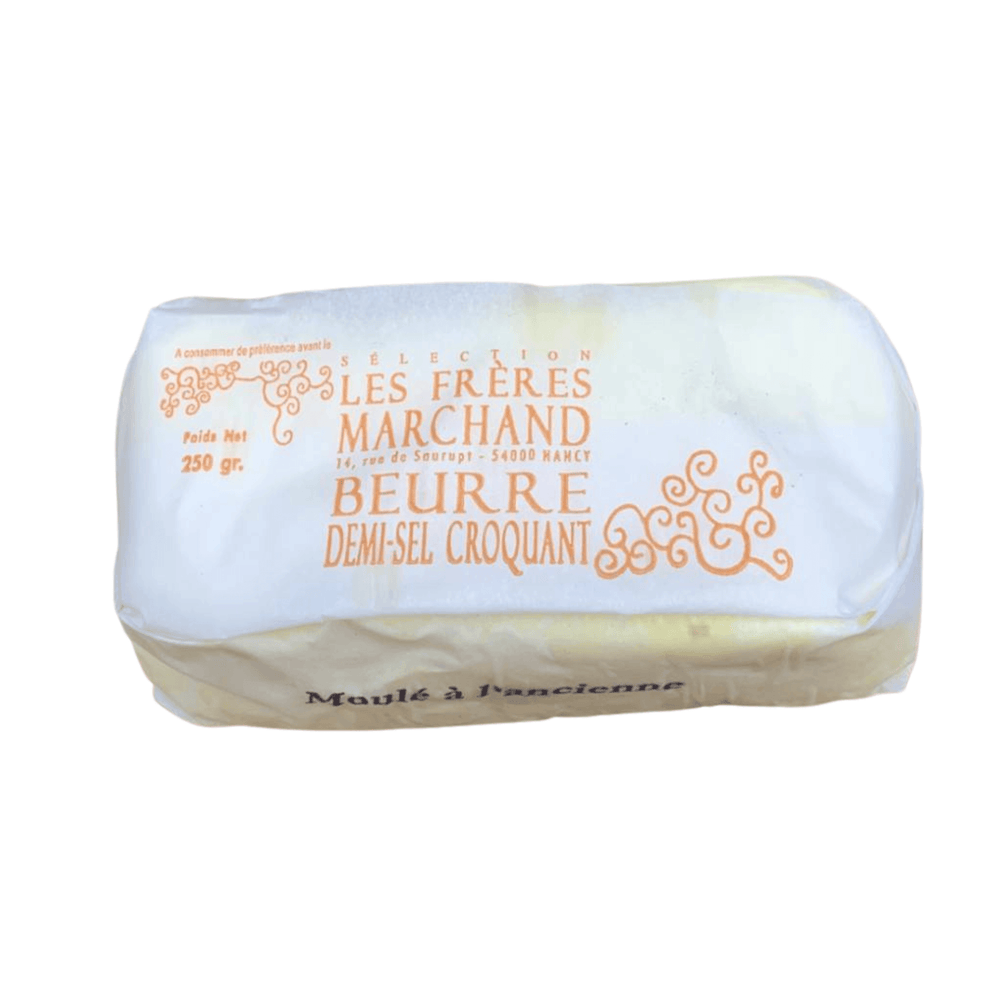 Livraison panier de fruits et légumes à Nancy, Metz et villages alentours - Beurre demi-sel croquant - 250g - Neary - Beurre - Les Frères Marchand - Beurre, Chrono, Découverte, Frais, France, Fromage, Les produits laitiers, Lorraine, Nancy, Nouveauté, Origine France