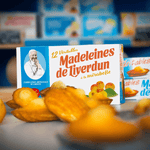 Boite des véritables madeleines de Liverdun à la mirabelle - 250g - Les Véritables Madeleines de Liverdun - Epicerie sucrée - Livraison à domicile Nancy Metz