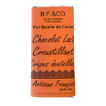 Chocolat au Lait Croustillant - 100g - BF and Co - Chocolat - Livraison à domicile Nancy Metz