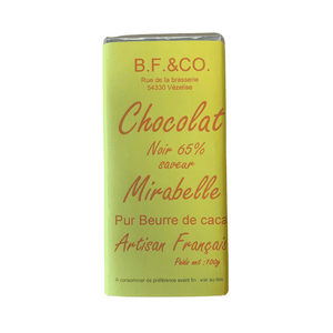 
            
                Charger l&amp;#39;image dans la galerie, Chocolat noir 65% saveur Mirabelle - 100g - BF and Co - Chocolat - Livraison à domicile Nancy Metz
            
        