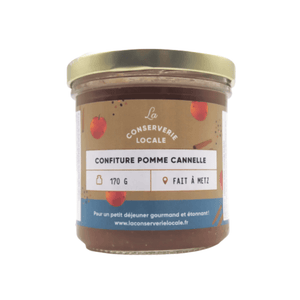 Confiture Pomme Cannelle - 170g - La conserverie locale - Confitures - Livraison à domicile Nancy Metz