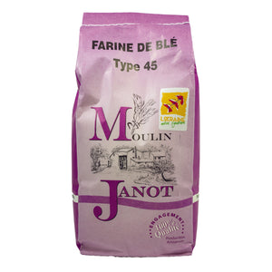 Farine à pâtisserie - Pâtisserie T 45 - Moulin Janot - Farine - Livraison à domicile Nancy Metz