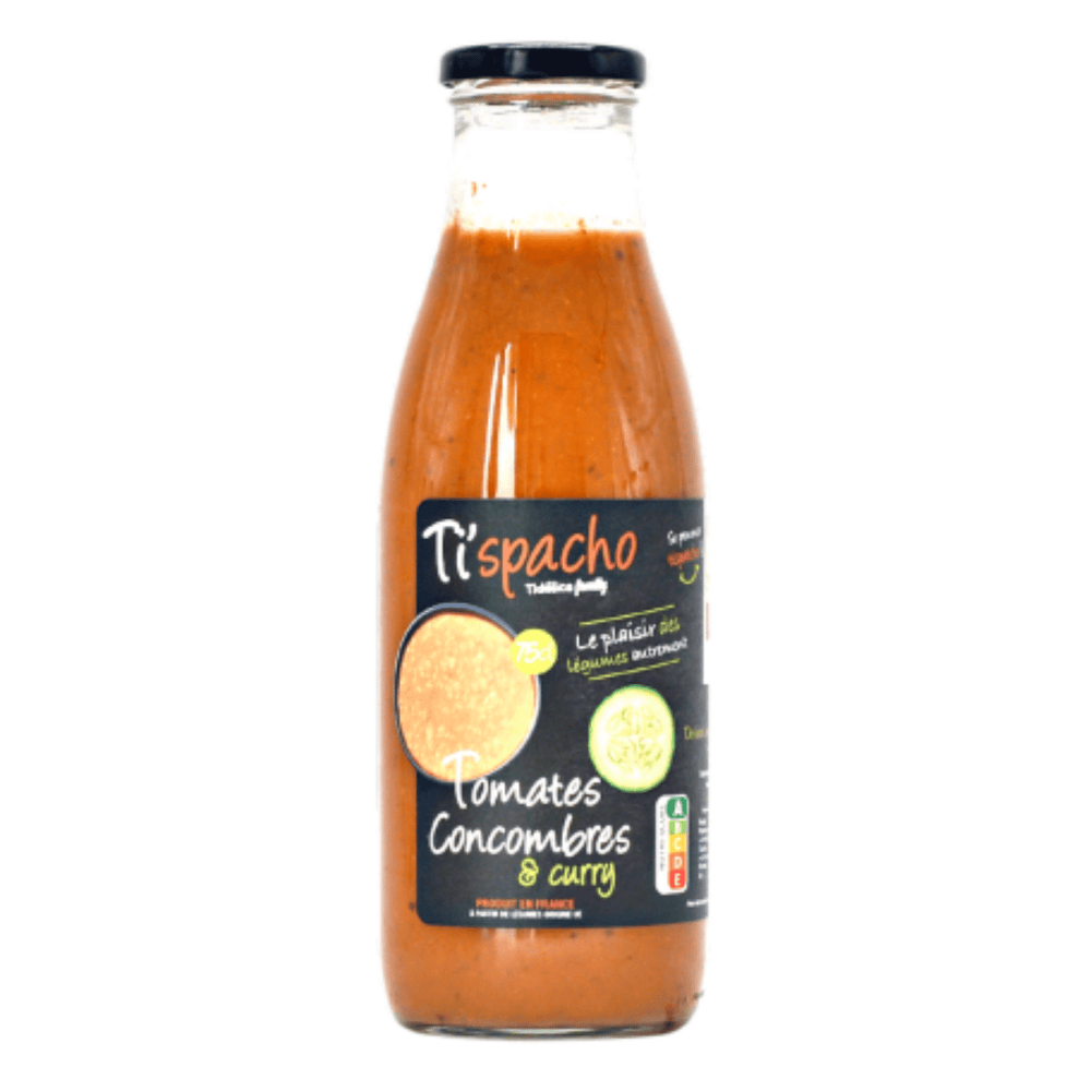 Gaspacho Curry Tomates Concombres - Les boissons consignées - Livraison à domicile Nancy Metz