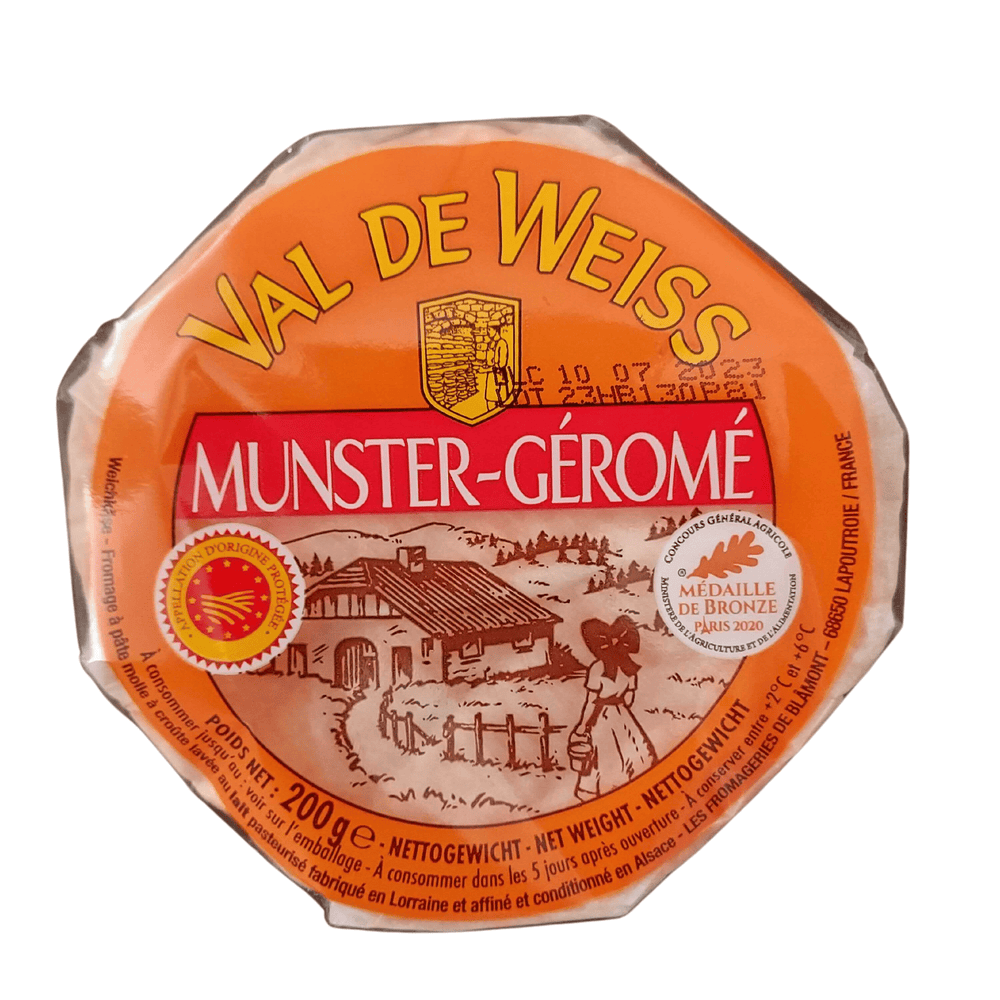 Munster Pasteurisé - 125g - Les fromageries de Blâmont - Fromage - Livraison à domicile Nancy Metz
