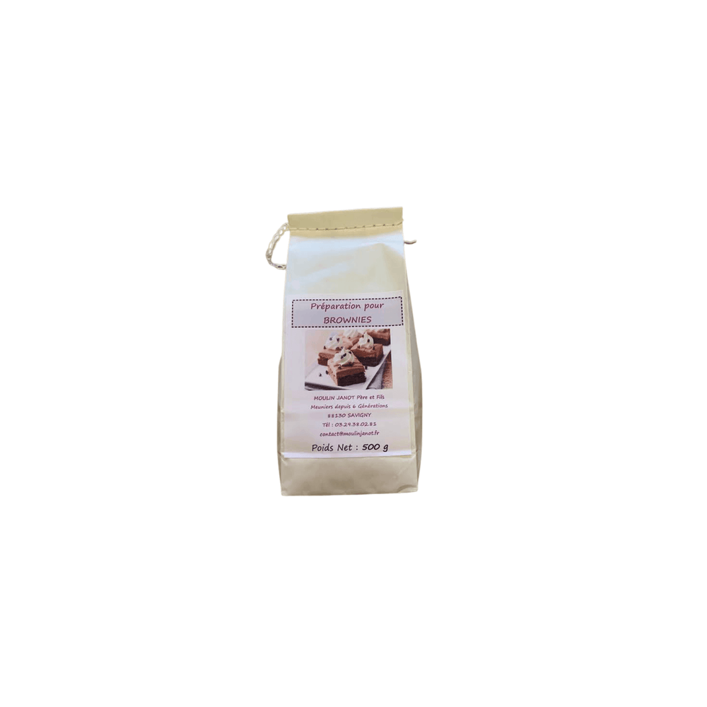 Livraison panier de fruits et légumes à Nancy, Metz et villages alentours - Préparation Brownies - 500g - Neary - Farine - Moulin Janot - Epicerie, Farine, Local, Lorraine, Nancy, Pâtisseries, Épicerie salée